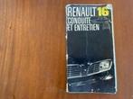 Onderhoud boekje Renault 16 oldtimer, Ophalen of Verzenden