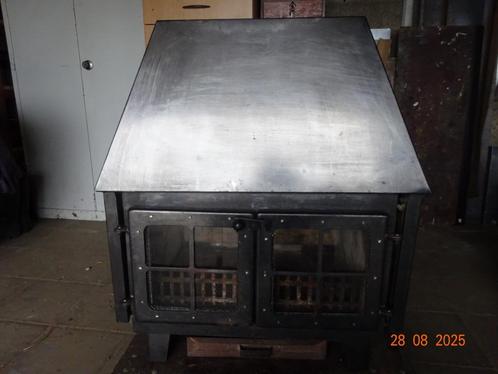 Houtkachel, Huis en Inrichting, Kachels, Gebruikt, Vrijstaand, Houtkachel, Hout, Ophalen