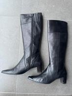 Lederen laarzen zwart, Hoge laarzen, Zwart, Ophalen of Verzenden, Gedragen