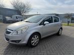 Opel Corsa 1.2 benzine bj 2008 123000 km goede staat, Auto's, Voorwielaandrijving, Stof, Zwart, 4 cilinders