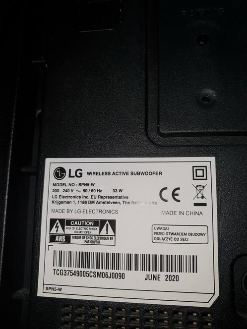 Subwoofer soundbar lg gx, Audio, Tv en Foto, Televisies, Zo goed als nieuw, LG, Ophalen