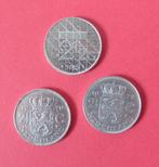 Rijksdaalder - Pays-Bas - 3 x millésimes différents, 2½ florins, Enlèvement ou Envoi, Monnaie en vrac, Reine Juliana