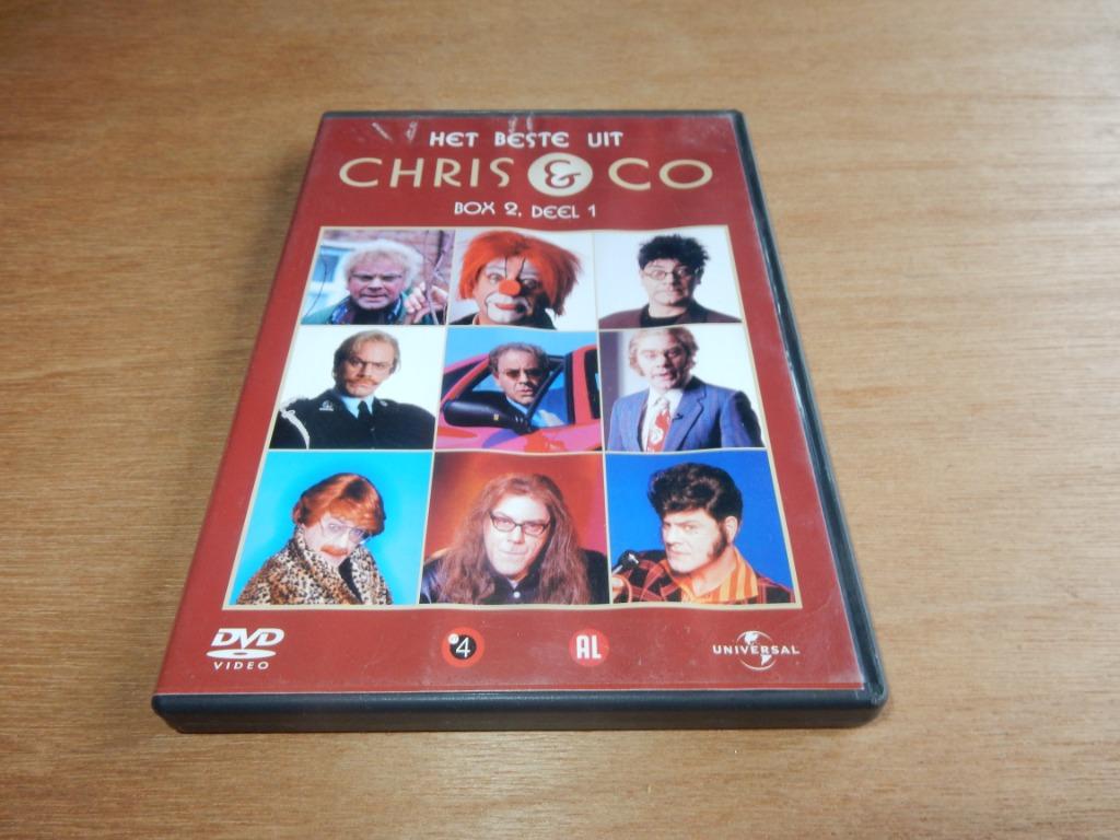 nr.1383 - Dvd: het beste uit chris & co box 2 deel 1 - humor, Cd's en Dvd's, Dvd's | Cabaret en Sketches, Zo goed als nieuw, Tv-programma of Sketches