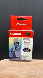 2 Cartouches encre CANON BCI-21 colour, Ophalen of Verzenden, Nieuw, Cartridge, Canon