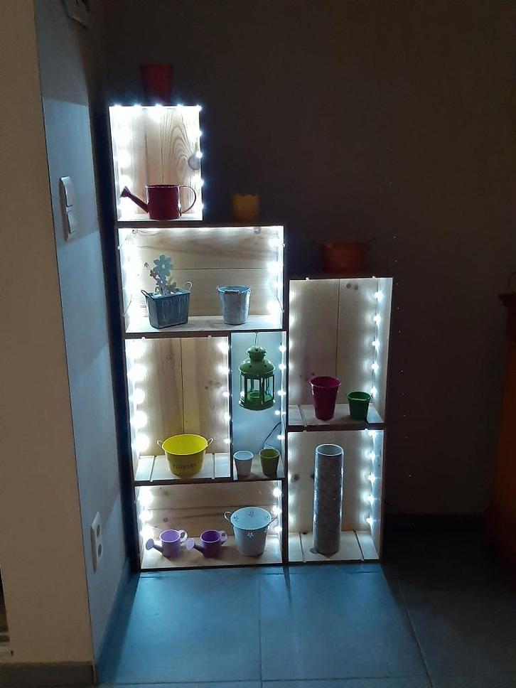 Étagère en caisse de vin, Huis en Inrichting, Woonaccessoires | Etagères, Nieuw, Ophalen