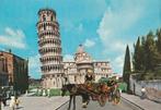 PISA -  Scheve Toren en Kathedraal + Paardenkoets, Verzenden, 1960 tot 1980, Gelopen, Italië