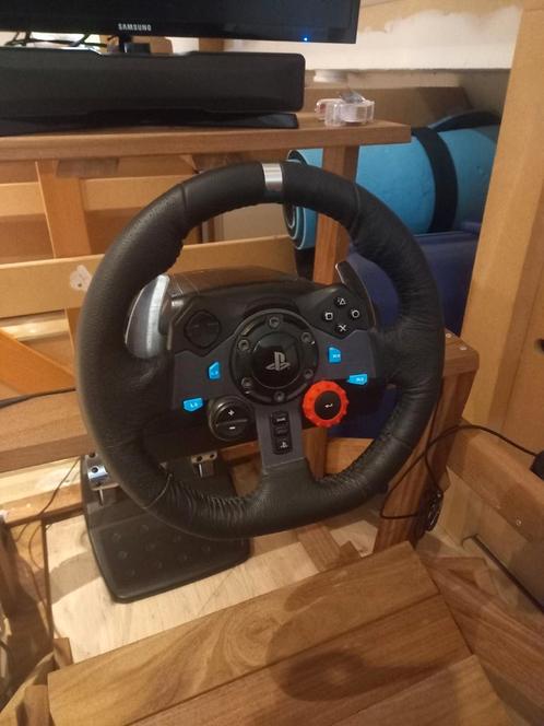 Logitech G29 met shifter, Games en Spelcomputers, Spelcomputers | Sony Consoles | Accessoires, Gebruikt, Ophalen of Verzenden