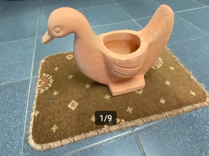 Canard Pot Terracotta Italie Jardinière Magnifique !!, Tuin en Terras, Bloempotten, Zo goed als nieuw, Terracotta, Binnen, Ophalen
