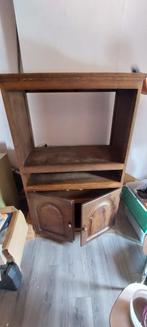 Gratis TV kast, Ophalen, Gebruikt, 100 tot 150 cm, Eikenhout