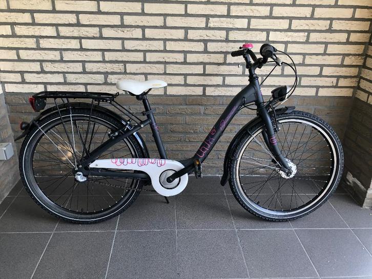 Meisjesfiets 24 inch, Fietsen en Brommers, Fietsen | Meisjes, Zo goed als nieuw, 24 inch, Handrem, Versnellingen, Ophalen