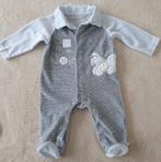 Pyjama grenouillère velours gris/bleu ciel - T62 - Noukie's, Enfants & Bébés, Vêtements de bébé | Taille 62, Comme neuf, Vêtements de nuit ou Sous-vêtements