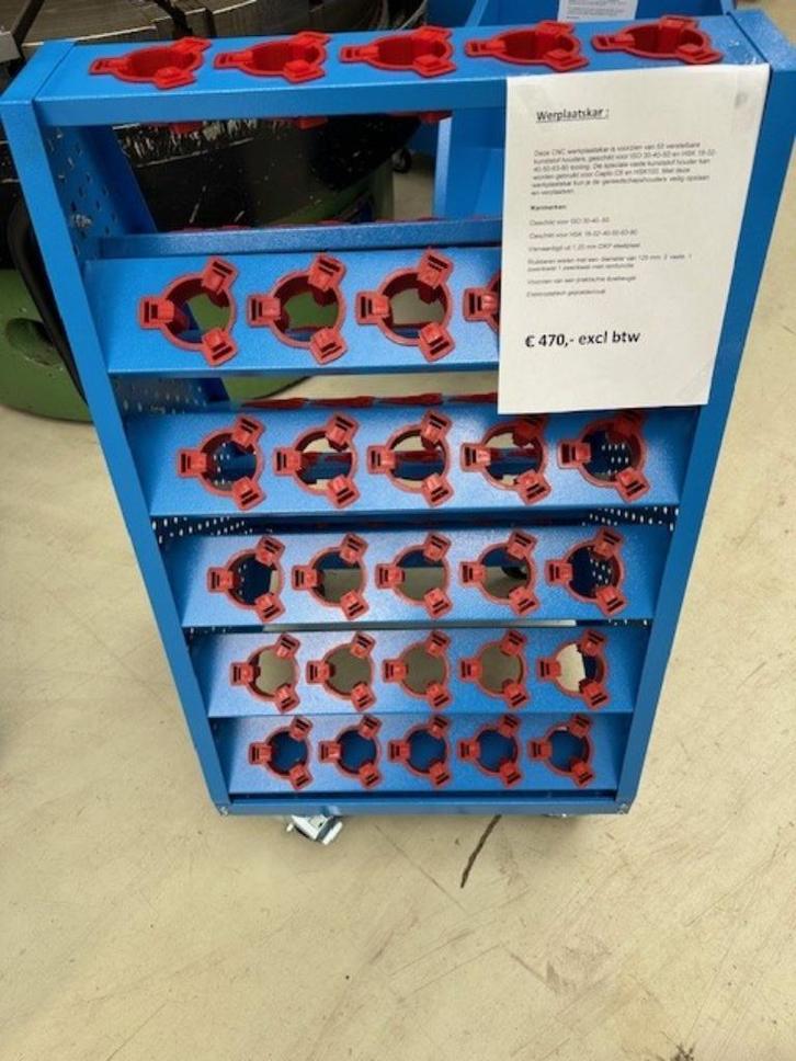 Werkplaatskar CNC houders ISO,HSK, Zakelijke goederen, Machines en Bouw | Metaalbewerking, Ophalen