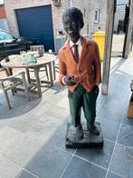 Gipsen beeld Zwarte jongen 152 cm hoog, Verzamelen, Ophalen of Verzenden, Zo goed als nieuw