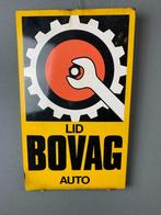 Emaille reclamebord Bovag auto 50x30cm, Utilisé, Enlèvement ou Envoi, Panneau publicitaire