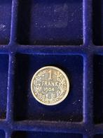 1fr Leopold II (1904VL), Ophalen, Zilver, Losse munt, Zilver