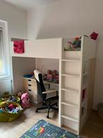 Lit mezzanine IKEA avec bureau + matelas, Enlèvement, Comme neuf, Lit mezzanine