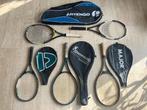 Lot de 5 raquettes de tennis+housses, Sport en Fitness, Tennis, Zo goed als nieuw, Wilson, Racket, Ophalen