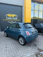 Fiat 500, Leder en Stof, Bedrijf, Parkeersensor, Te koop