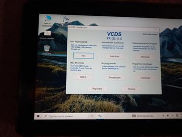 Tablet met vcds en interface. Vw groep beschikbaar voor biedingen