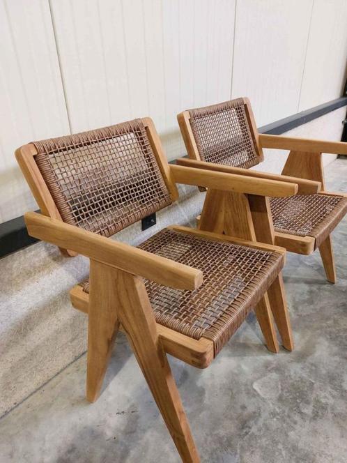 Tuinstoelen in teakhout, Tuin en Terras, Tuinstoelen, Nieuw, Teakhout, Ophalen