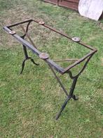 Onderstel tuintafel, Tuin en Terras, Tuintafels, Ophalen, Gebruikt, Ovaal, Metaal