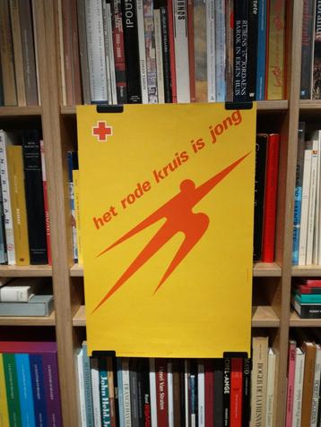 Het rode kruis is jong affiche. Ontwerp: Misjel Vossen, Enlèvement ou Envoi, Comme neuf