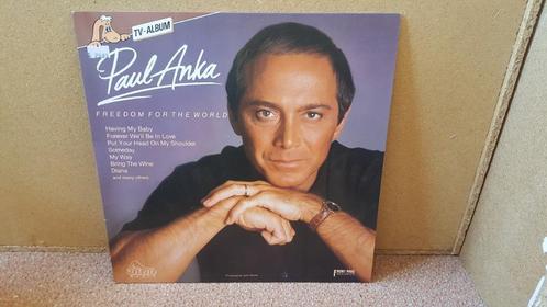 PAUL ANKA - FREEDOM FOR THE WORLD (1987) (LP), CD & DVD, Vinyles | Pop, Comme neuf, 1980 à 2000, 10 pouces, Envoi