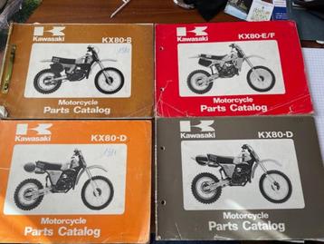 Kawasaki KX 80 parts catalog 1980/81/82/83