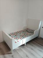 Kinderbed meegroeibed Wit Ikea BUSUNGE, Ophalen, Zo goed als nieuw, Matras