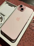 Iphone 15 roze als NIEUW met garantie. 100% batterij !!!!, Télécoms, Téléphonie mobile | Apple iPhone, Comme neuf, 128 GB, Rose