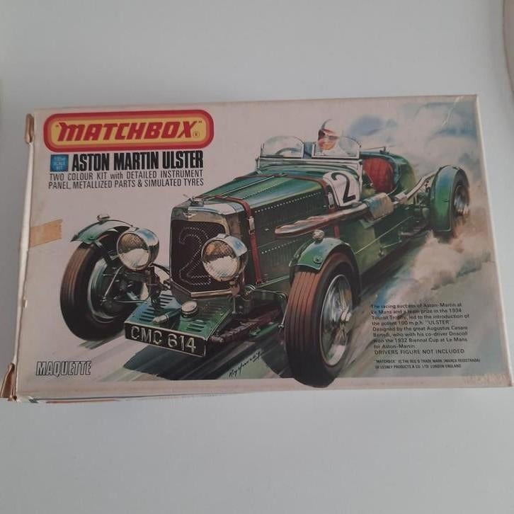 MATCHBOX modelkit 1/32: ASTON MARTIN ULSTER*VINTAGE*NEW*, Hobby en Vrije tijd, Modelbouw | Auto's en Voertuigen, Nieuw, Auto, 1:32 tot 1:50