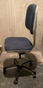 Bureaustoel verrijdbaar, Huis en Inrichting, Bureaustoelen, Ophalen, Gebruikt, Blauw, Bureaustoel