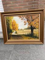 Herfst schilderij, Ophalen