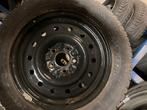 4 stalen velgen zwart + winterbanden (16 inch), Ophalen