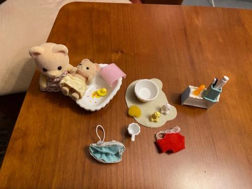 Sylvanian 5092 Onze babybadkamer, Kinderen en Baby's, Speelgoed | Poppenhuizen, Gebruikt, Poppenhuis, Ophalen of Verzenden