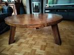 Massief eiken salontafel, Huis en Inrichting, Tafels | Salontafels, Ophalen, Zo goed als nieuw, 50 tot 100 cm, Minder dan 50 cm