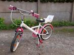 Meisjesfiets 16 inch, Fietsen en Brommers, Ophalen, B-twin, Gebruikt, Handrem
