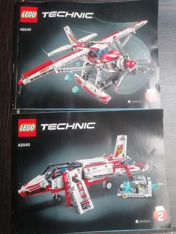 Lego technic 42040 vliegtuig/straaljager (2-in-1 set)  beschikbaar voor biedingen