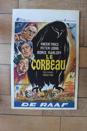 filmaffiche The Raven 1963 Edgar Poe filmposter beschikbaar voor biedingen