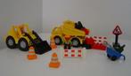 Duplo 4688 - Travaux routiers avec camion et bulldozer, Enlèvement ou Envoi, Utilisé, Ensemble complet, Duplo
