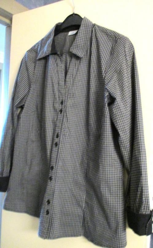 Chemise M&S noir/gris taille 50, Vêtements | Femmes, Grandes tailles, Neuf, Chemisier ou Tunique, Noir, Enlèvement ou Envoi