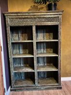 Indische boekenkast, Huis en Inrichting, Kasten | Boekenkasten, 25 tot 50 cm, 100 tot 150 cm, Teakhout, Met plank(en)