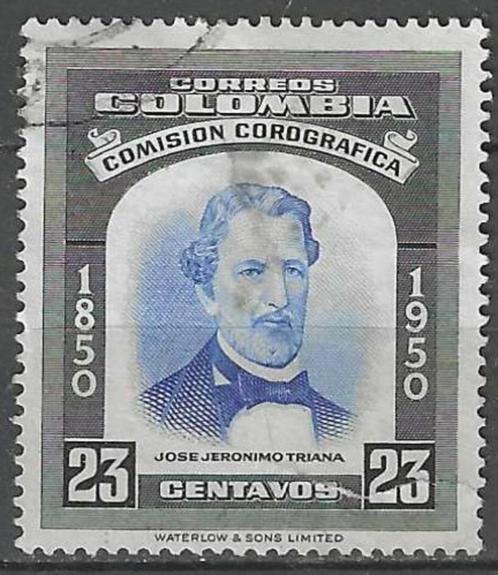 Colombia 1953 - Yvert 480 - Jose Jeronimo Triana (ST), Timbres & Monnaies, Timbres | Amérique, Affranchi, Envoi