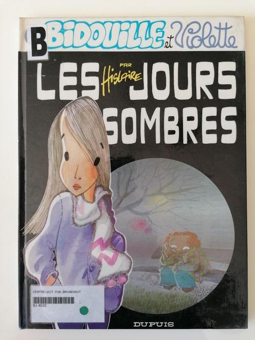 Bidouille et Violette - Les jours sombres - DL1982 EO, Livres, BD, Utilisé, Une BD, Enlèvement ou Envoi