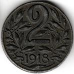 Autriche : 2 Heller 1918 KM#2824 Ref 14674, Autriche, Enlèvement ou Envoi, Monnaie en vrac