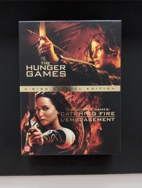 The Hunger Games + Catching Fire collection (Blu-ray), CD & DVD, Blu-ray, Comme neuf, Science-Fiction et Fantasy, Coffret, Enlèvement ou Envoi