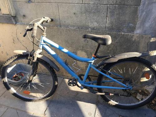 vélo enfant 24 pouces bleu, Fietsen en Brommers, Fietsen | Kinderfietsjes, Gebruikt, 20 inch of meer, Ophalen