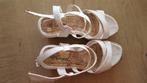 Sandalen met kurk, Wit, Zo goed als nieuw, Coconel, Sandalen of Muiltjes
