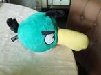 Toffe groene knuffel "angry birds", Comme neuf, Enlèvement ou Envoi