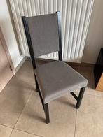 6x grijze eetkamerstoel, Huis en Inrichting, Stoelen, Ophalen, Hout, Simpel, Zo goed als nieuw